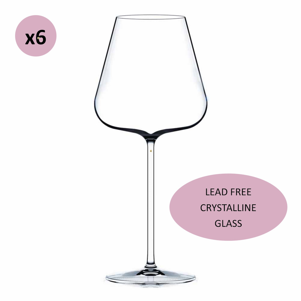 Italesse Etoile Champagne Flutes, Set of 6 – 480ml Crystalline Glass – image 4
