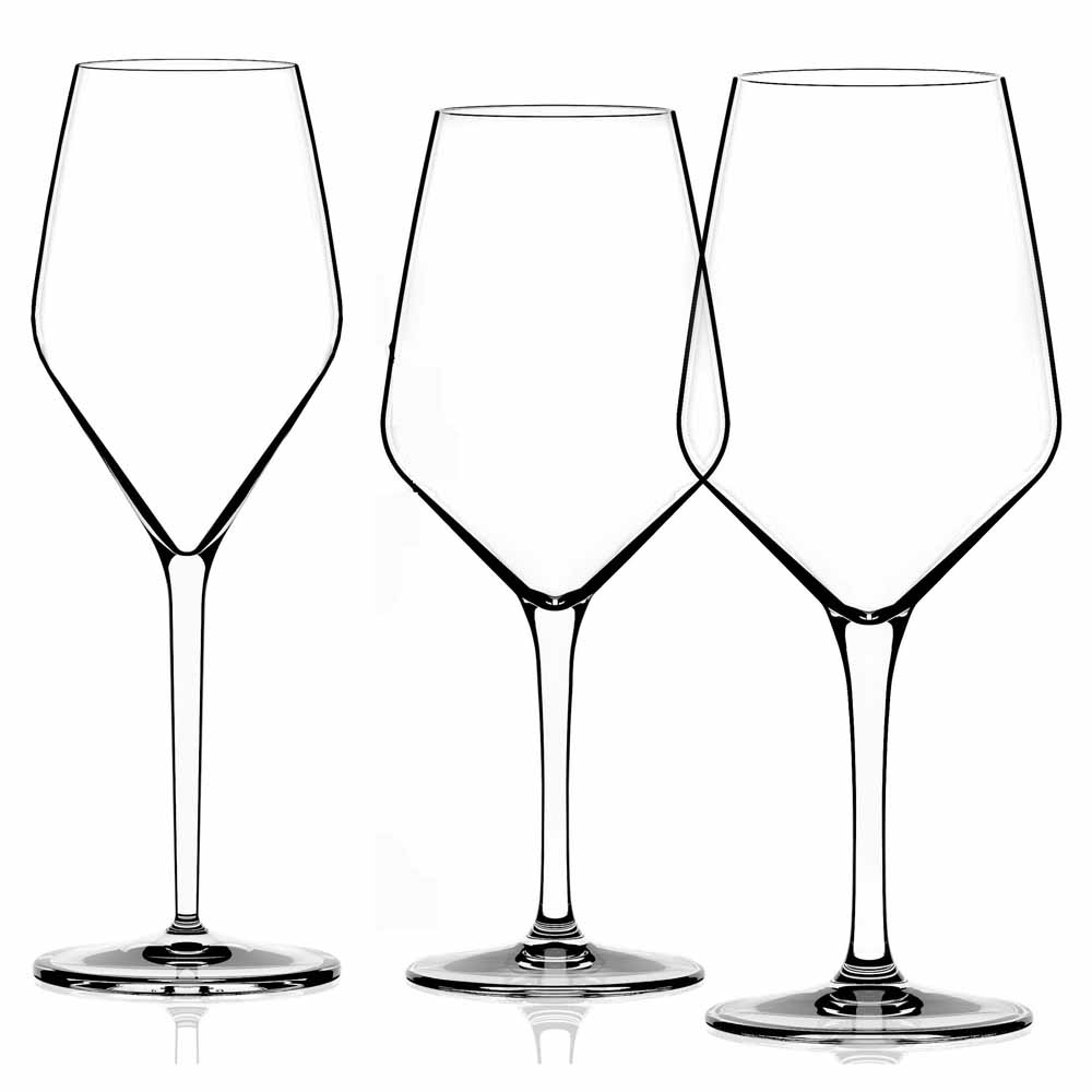 Italesse Bora Laser-Cut Rim Wine Glasses 390ml, Set of 6 – image 2