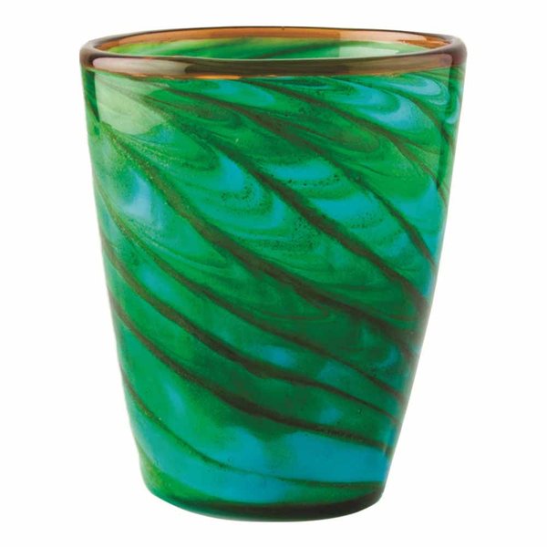 Italesse Mares Hand-Blown Glass Tumbler – Parrot Fish, 310ml