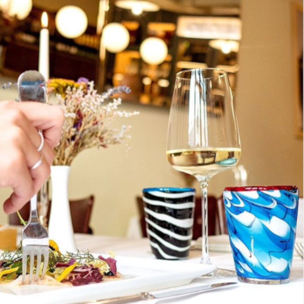 Italesse Mares Hand-Blown Glass Tumbler – Tiger Fish, 310ml – image 6