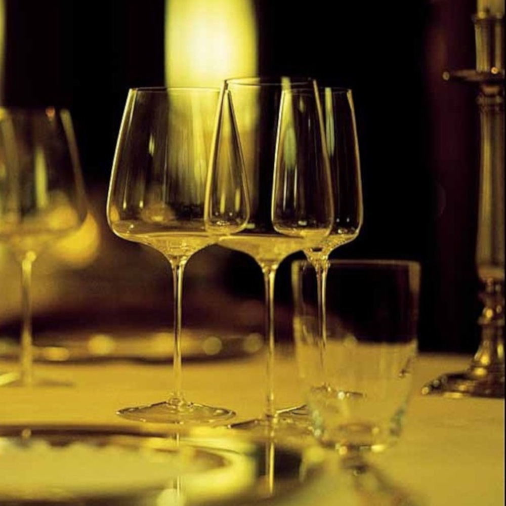 Italesse Etoile Blanc White Wine Glasses, Set of 6 – 570ml Crystalline Glass – image 11