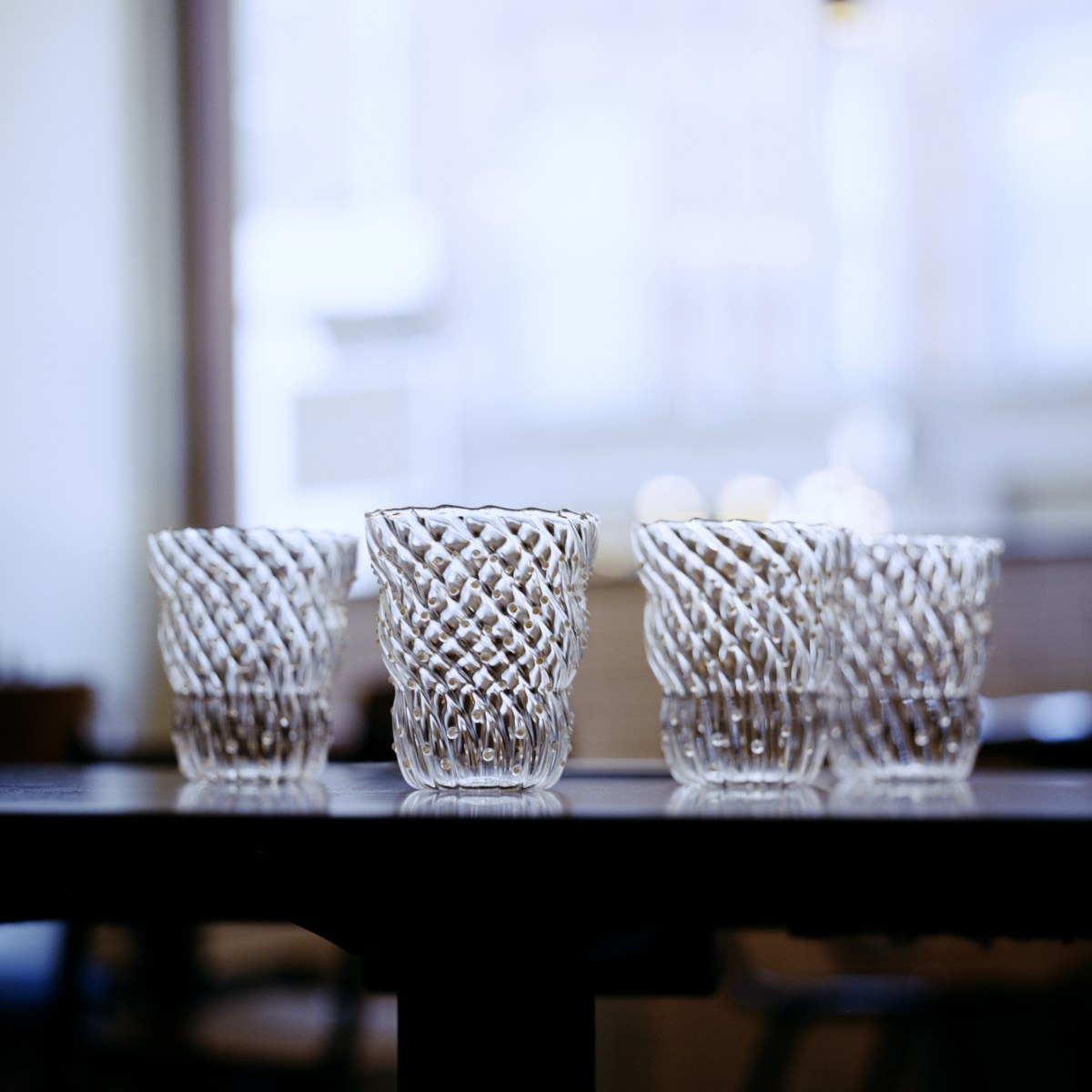 Italesse Twist Hand-Blown Glass Tumbler 370ml – Clear – image 6