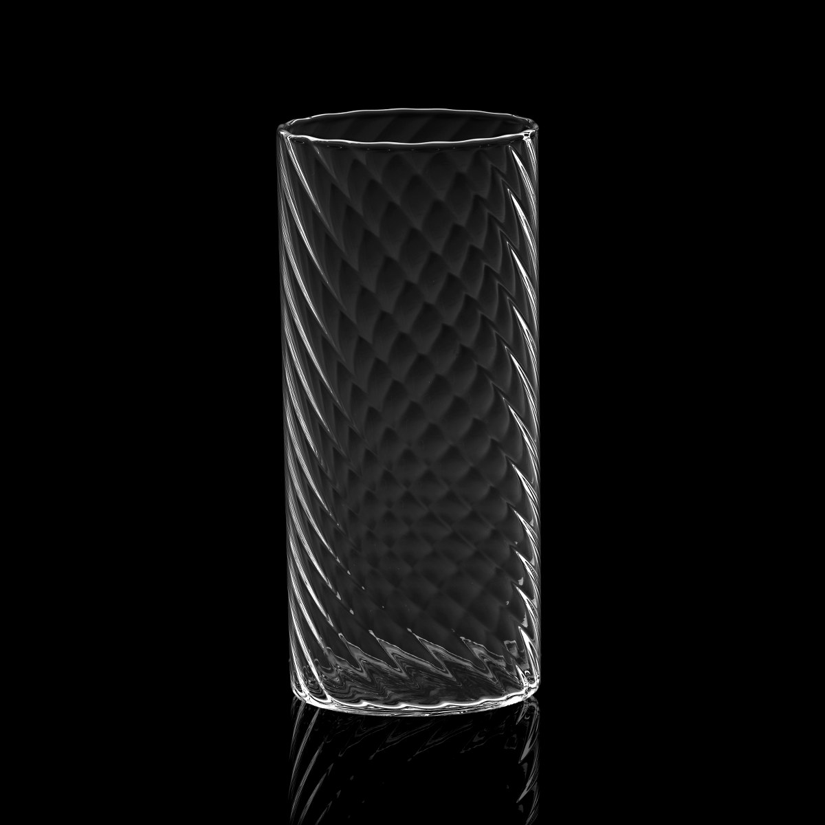 Italesse Twist Mixology Wave Highball Glasses 380ml, Set of 2 – image 2