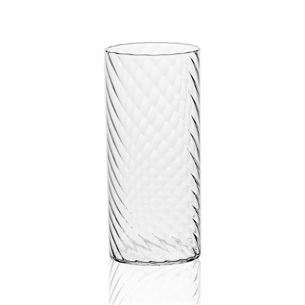 Italesse Twist Mixology Wave Highball Glasses 380ml, Set of 2