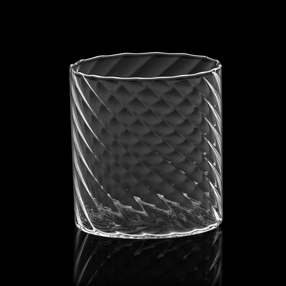 Italesse Twist Mixology Wave Glass Tumblers 320ml, Set of 2 – image 2