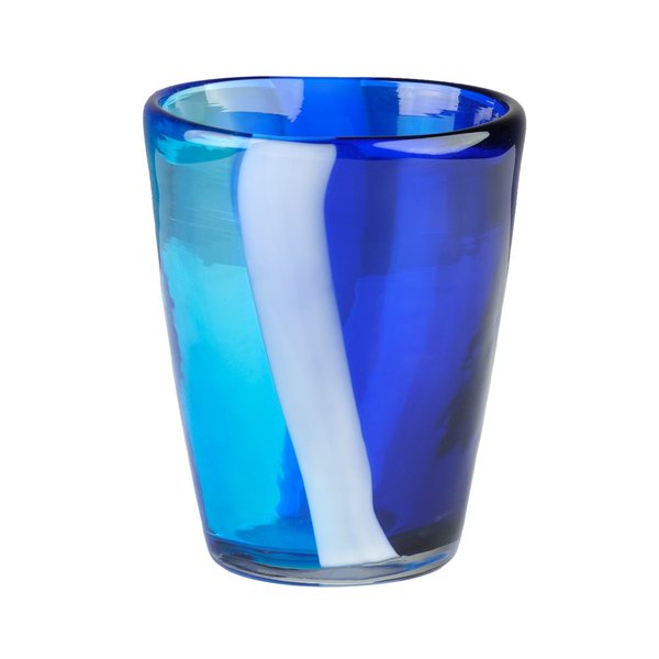 Italesse Amazonicos Blu Rio Hand-Blown Glass Tumbler 310ml
