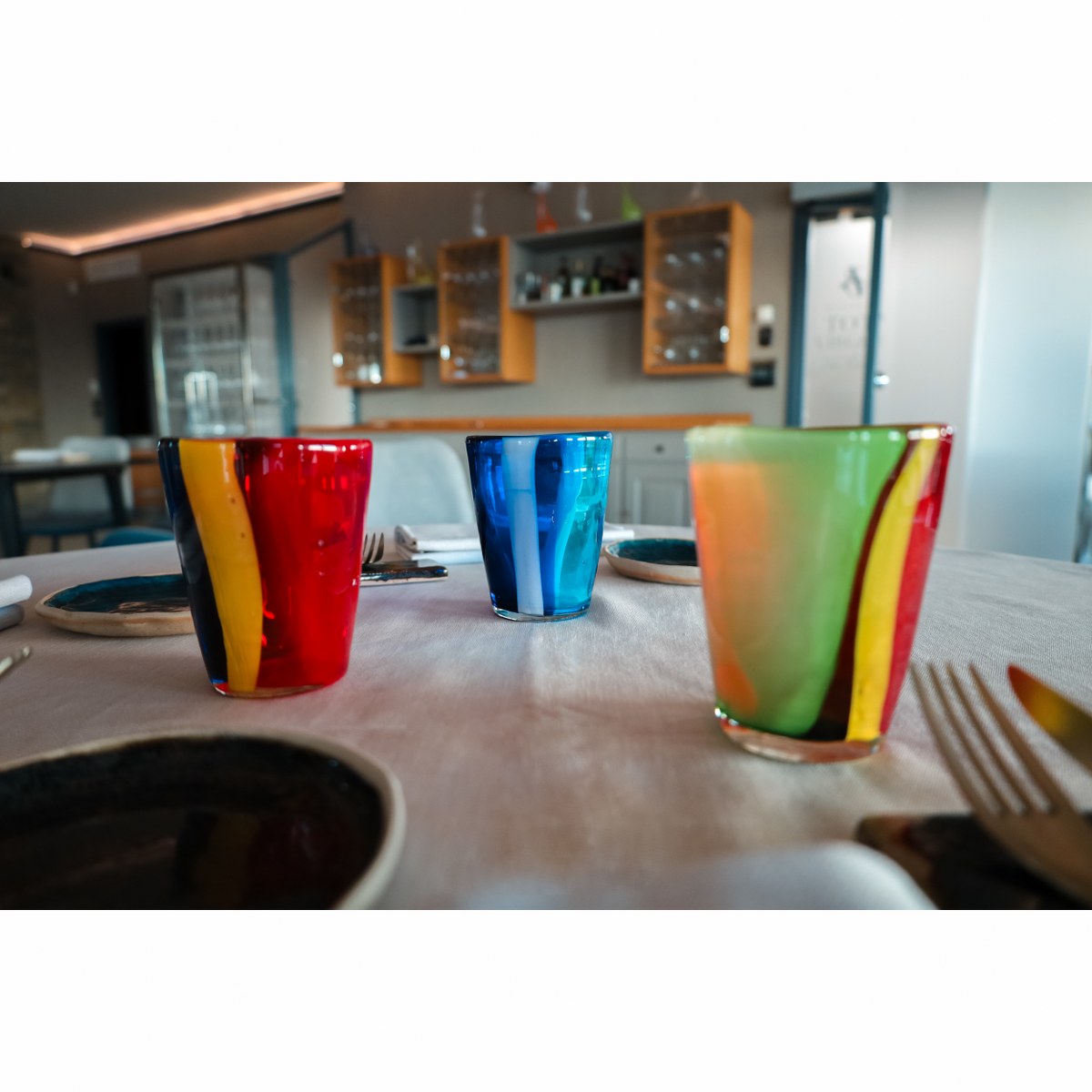 Italesse Amazonicos Blu Rio Hand-Blown Glass Tumbler 310ml – image 9