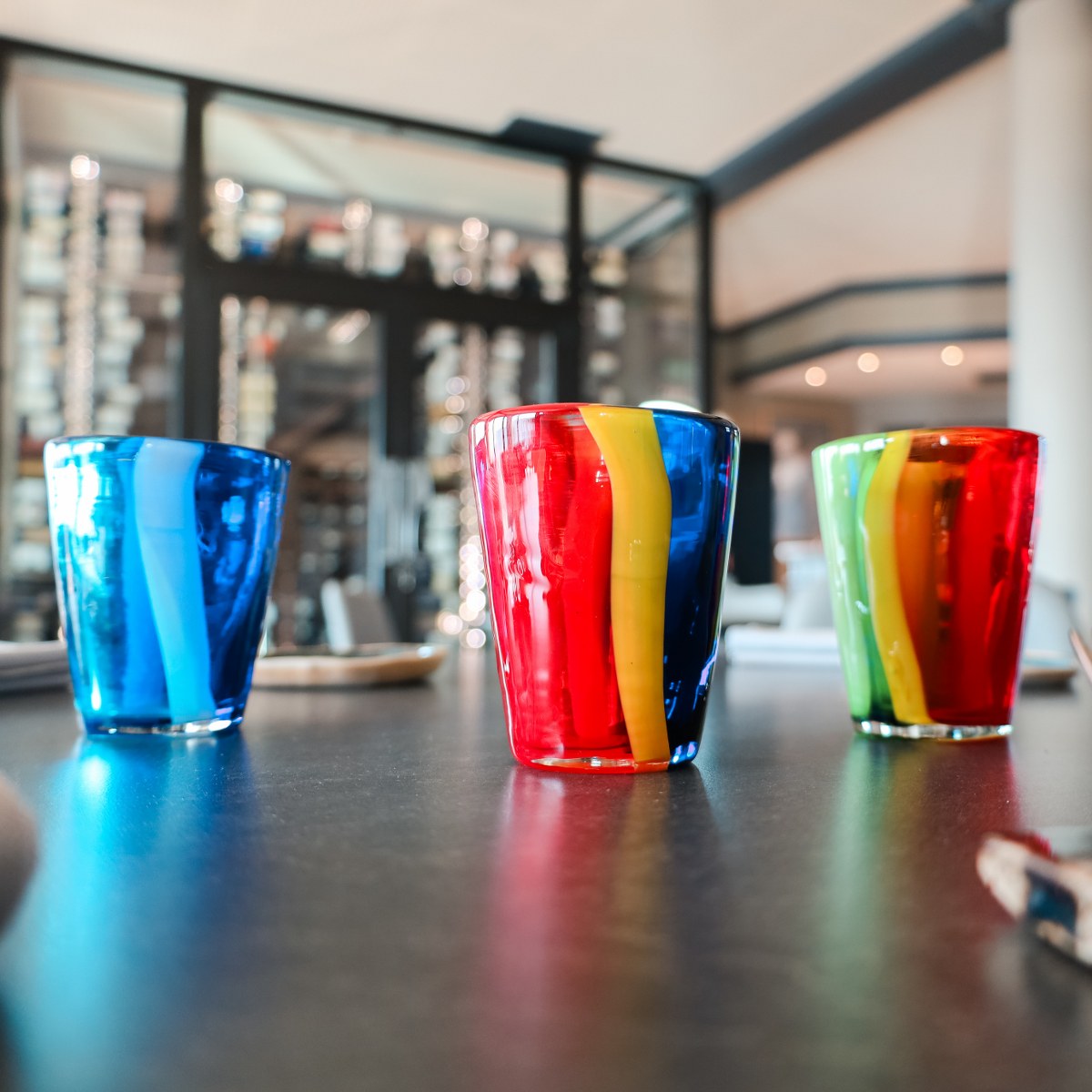 Italesse Amazonicos Blu Rio Hand-Blown Glass Tumbler 310ml – image 8