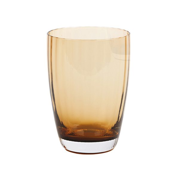 Italesse Mykonos Hand-Blown Glass Tumbler 440ml – Amber