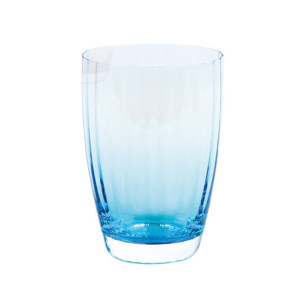 Italesse Mykonos Hand-Blown Glass Tumbler 440ml – Blue