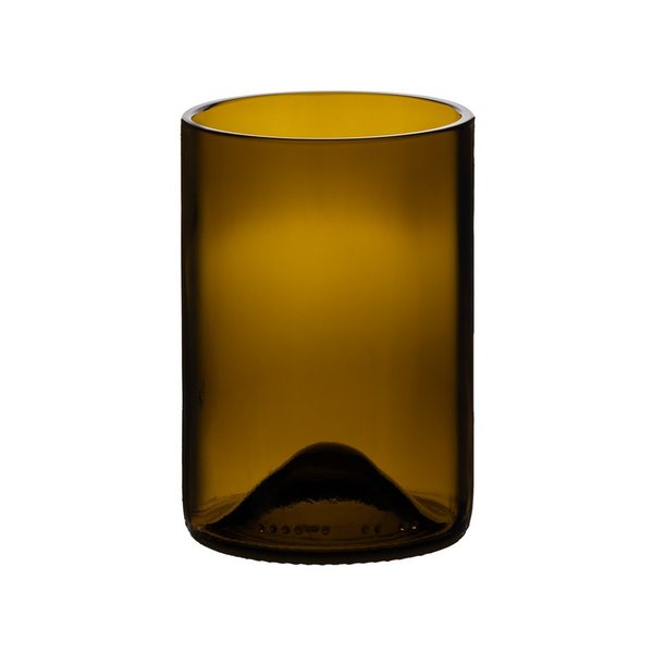 Italesse Déjà Bu Recycled Glass Tumblers 327ml, Set of 6 – Amber