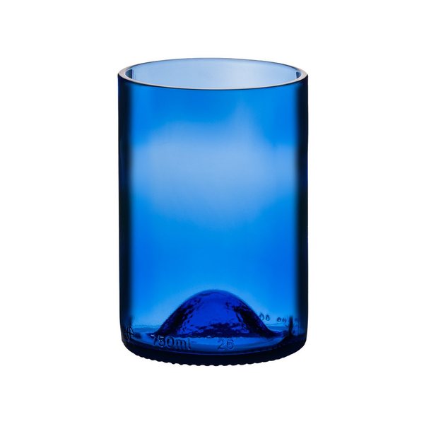 Italesse Déjà Bu Recycled Glass Tumblers 327ml, Set of 6 – Blue