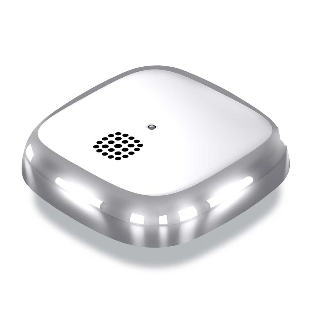 Jalo Kupu 10 Designer Smoke Alarm – Chrome, 10-Year Battery – image 3