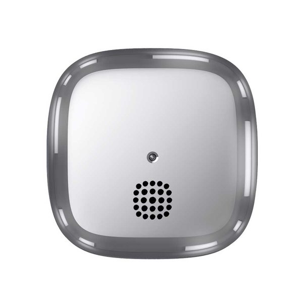 Jalo Kupu 10 Designer Smoke Alarm – Chrome, 10-Year Battery