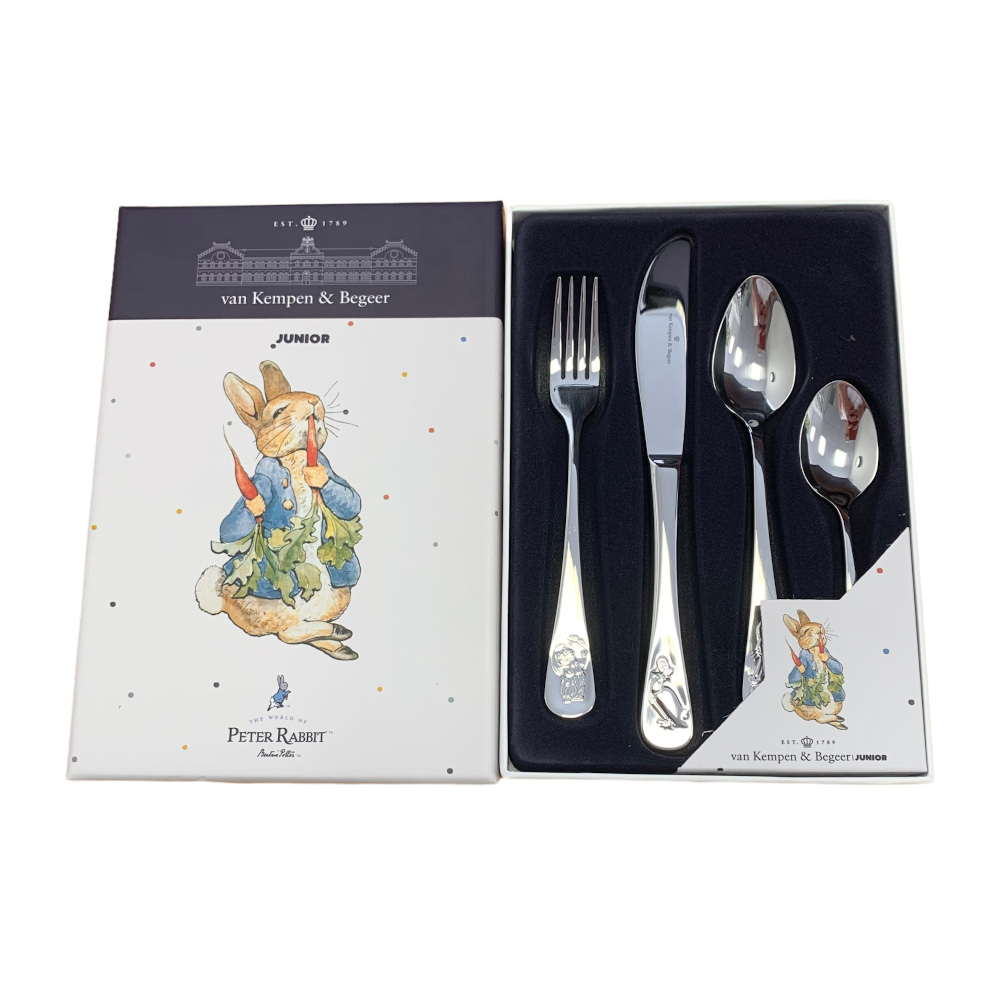 Peter Rabbit Children's Cutlery Set – 4-Piece Stainless Steel by Keltum – image 5