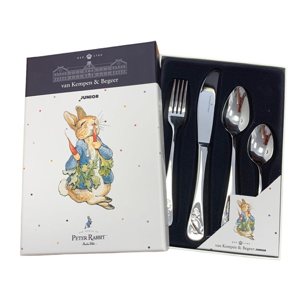 Peter Rabbit Children's Cutlery Set – 4-Piece Stainless Steel by Keltum – image 2
