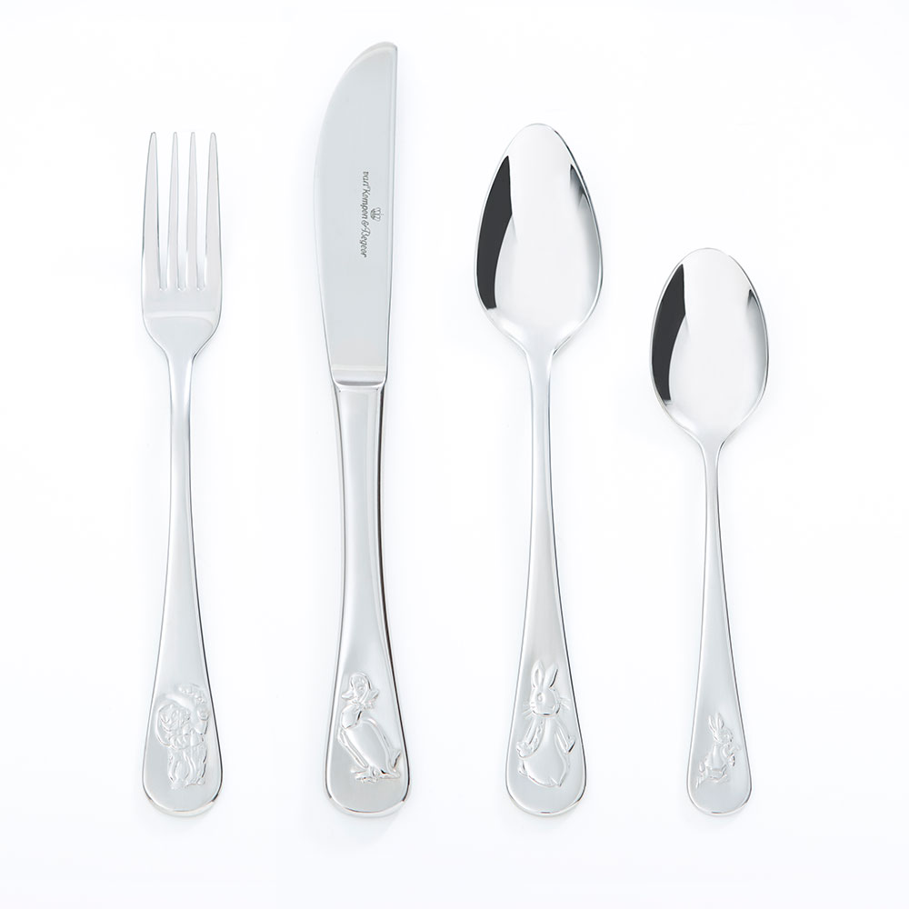 Peter Rabbit Children's Cutlery Set – 4-Piece Stainless Steel by Keltum – image 3