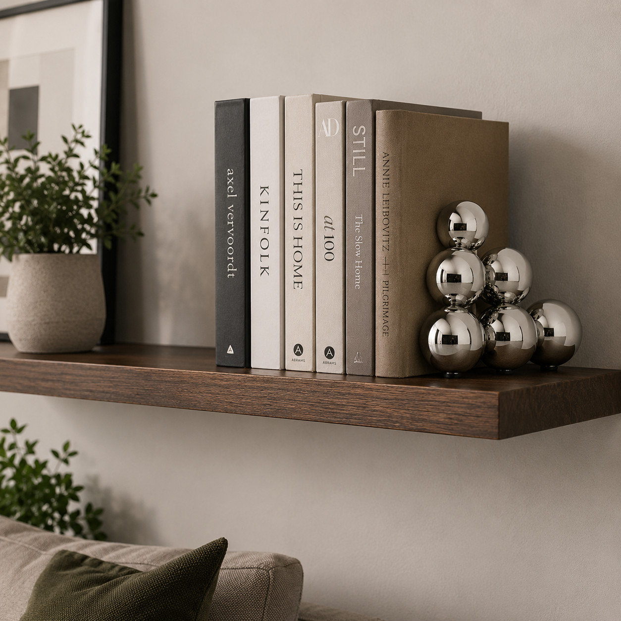 Philippi Bubbles Bookend – Polished Stainless Steel Spheres – image 2