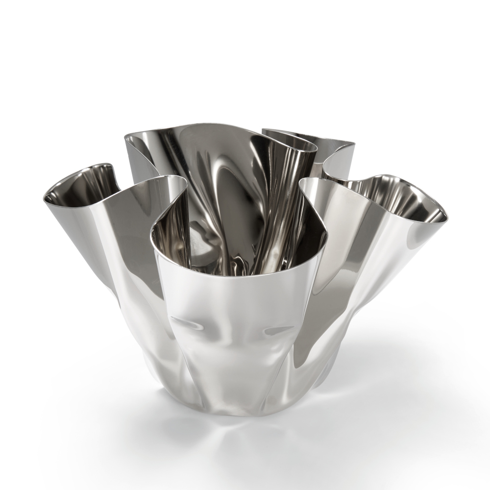 Philippi Margaux Mirror-Polished Pillar Candle Holder 17cm – image 3
