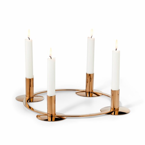 Philippi La Serena 2-in-1 Gold Advent Candle Wreath