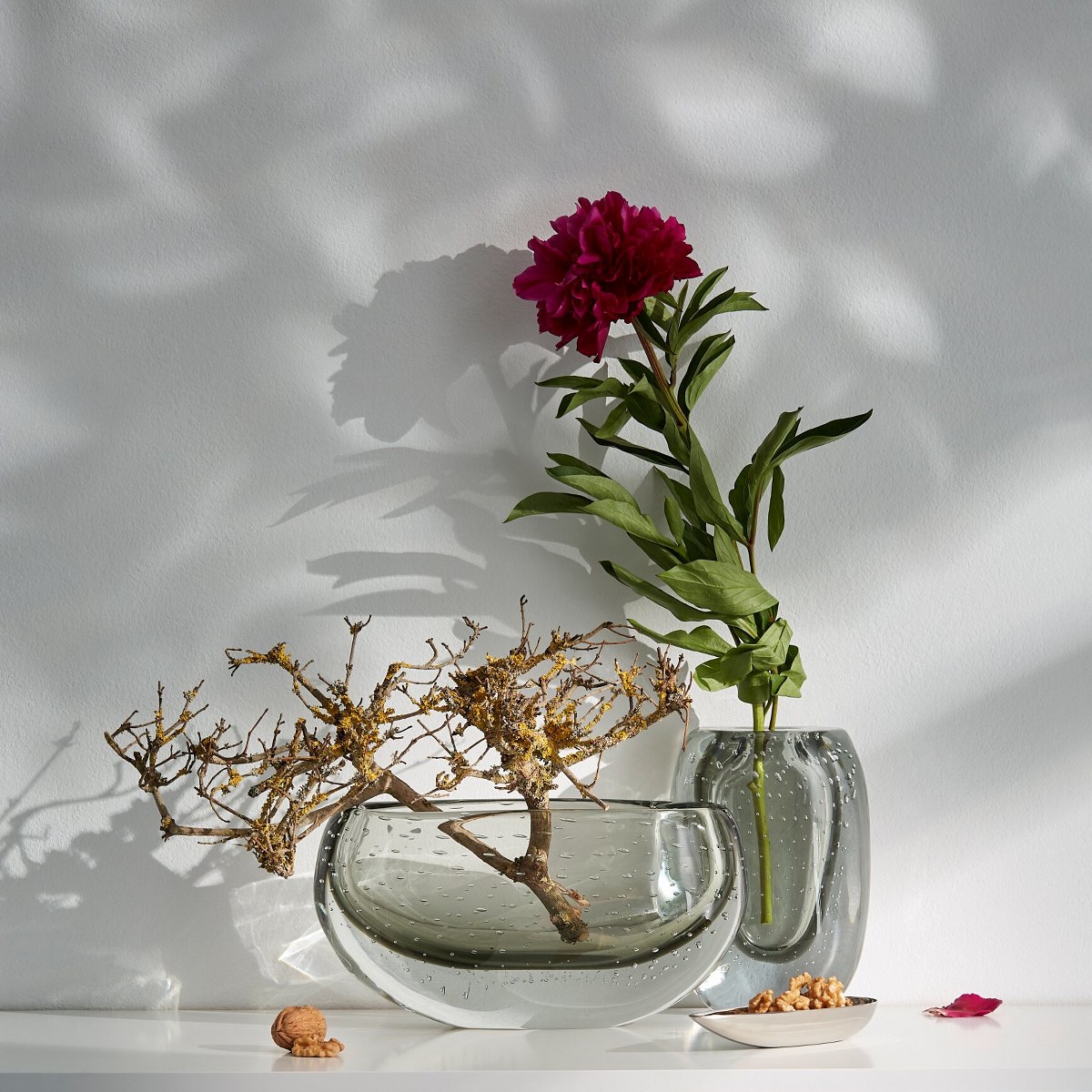 Philippi Amara Mouth-Blown Glass Vase – Lateral – image 2