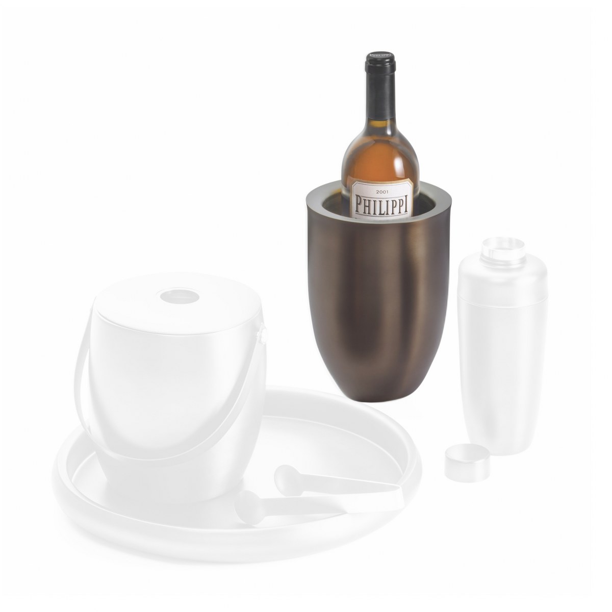 Philippi Hemingway Double-Walled Wine Cooler – Copper – image 2