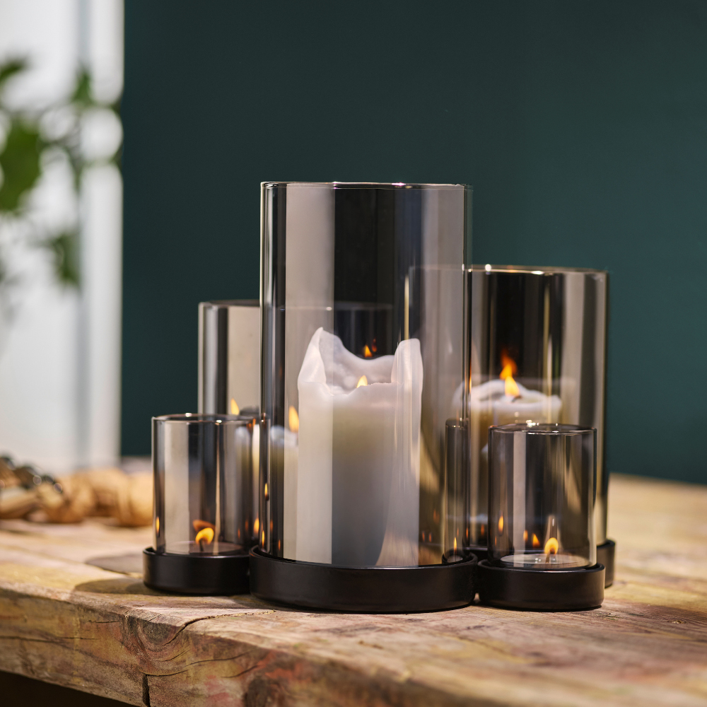 Philippi Lichtermeer 3D Tealight Holder for 5 – Mirrored Glass – image 2