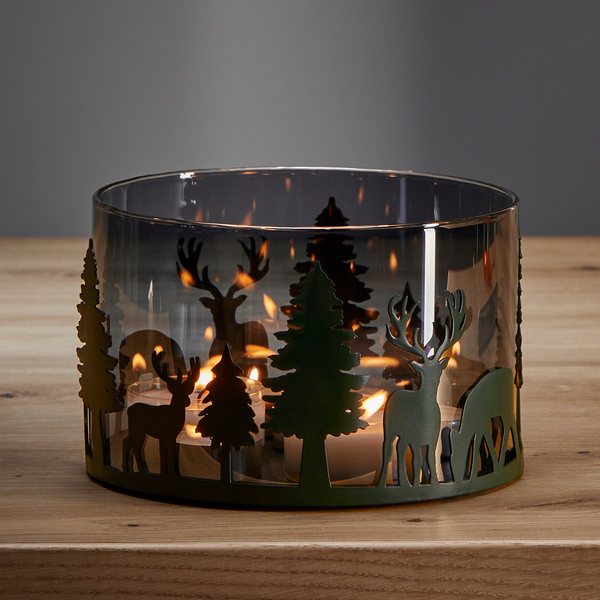 Philippi My Forest Deer & Fir Tealight Holder