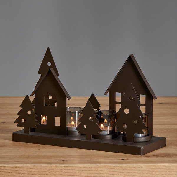 Philippi Pueblo Christmas Village Tealight Set