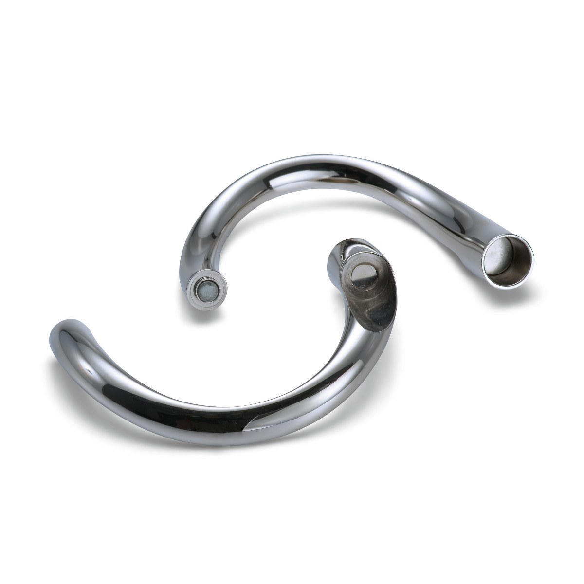 Philippi Bow Magnetic Candle Holders, Set of 2 – Polished Nickel – image 2