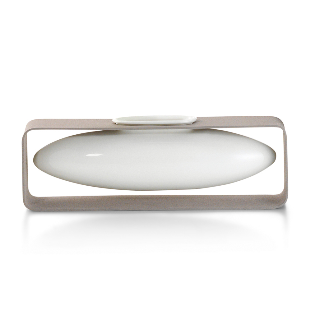 Philippi Float Lateral Porcelain & Steel Flower Vase – image 3