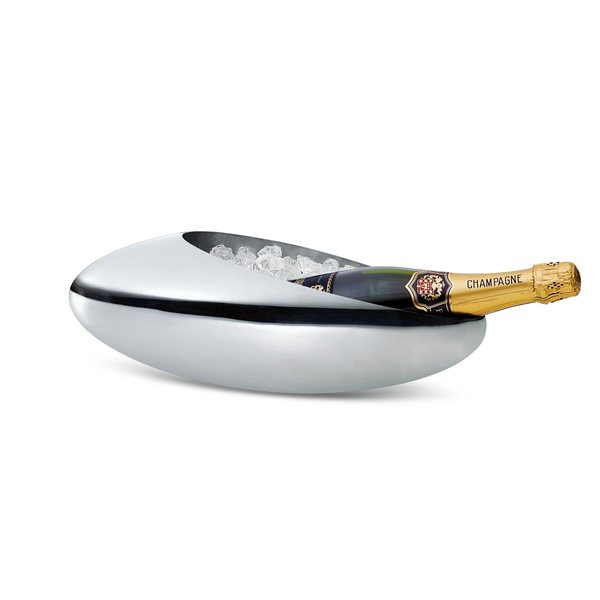 Philippi Cocoon Mirror-Polished Champagne Cooler & Vase