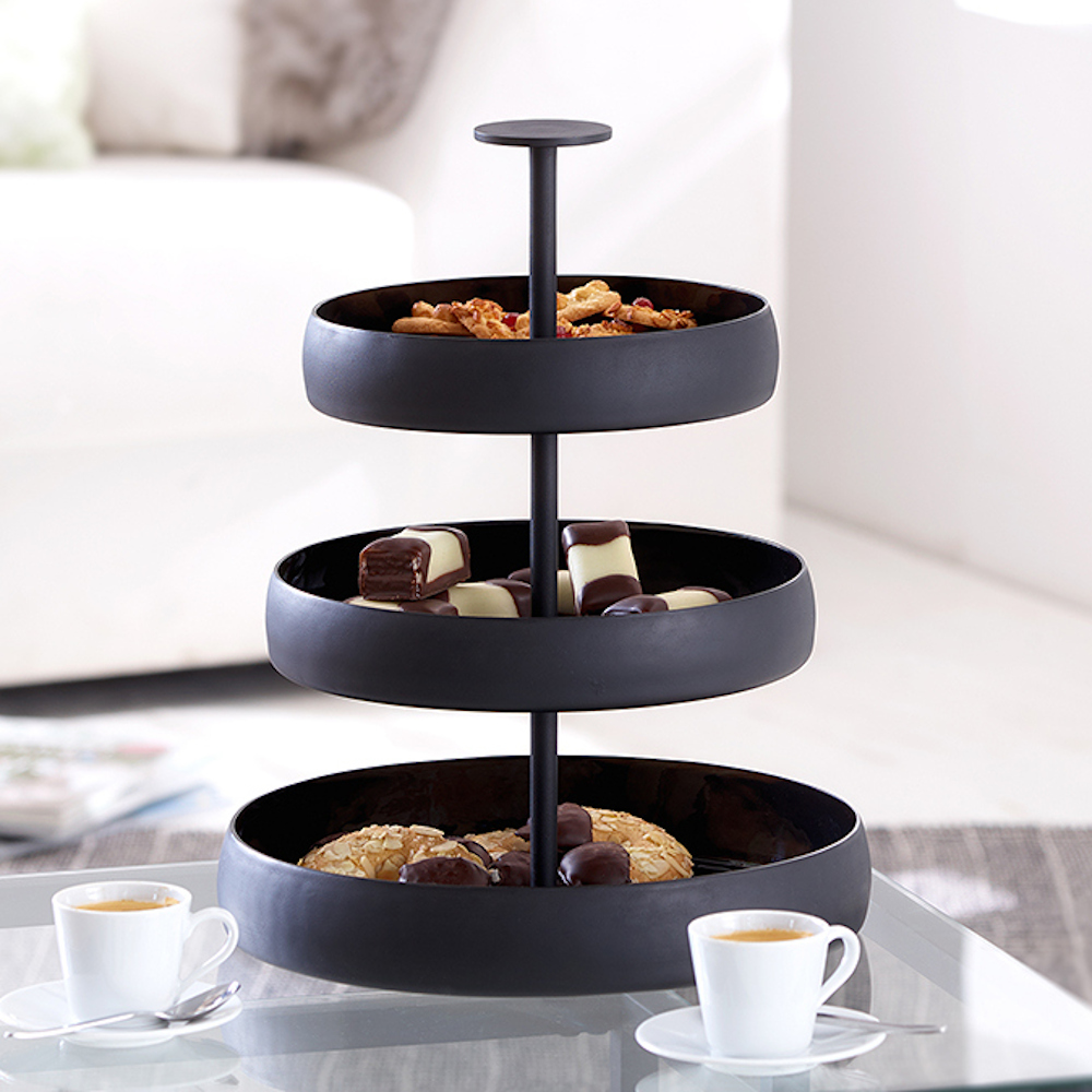 Philippi Negretto Three-Tier Cake Stand – Black – image 3