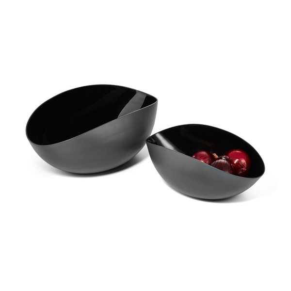 Philippi Pane Small Enamelled Bread Basket – Black