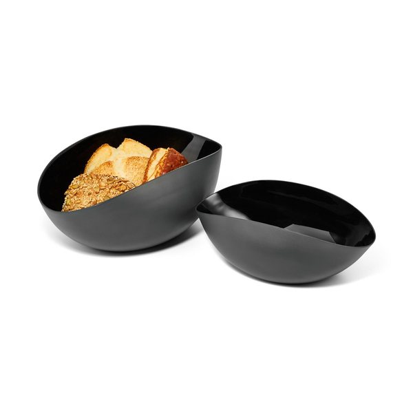 Philippi Pane Medium Enamelled Bread Basket – Black