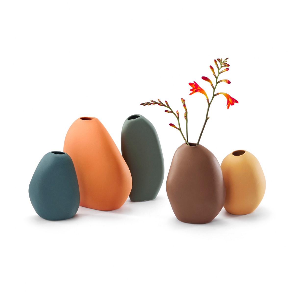 Philippi Bud Stoneware Vase 14cm – Apricot – image 2