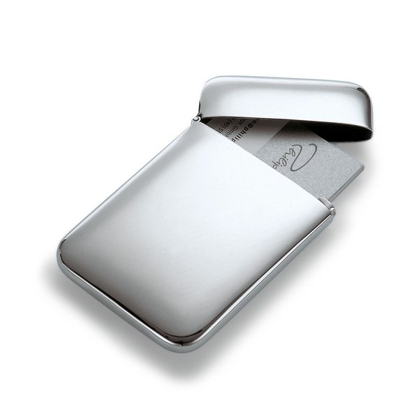 Philippi Cushion Mirror-Polished Business Card Holder
