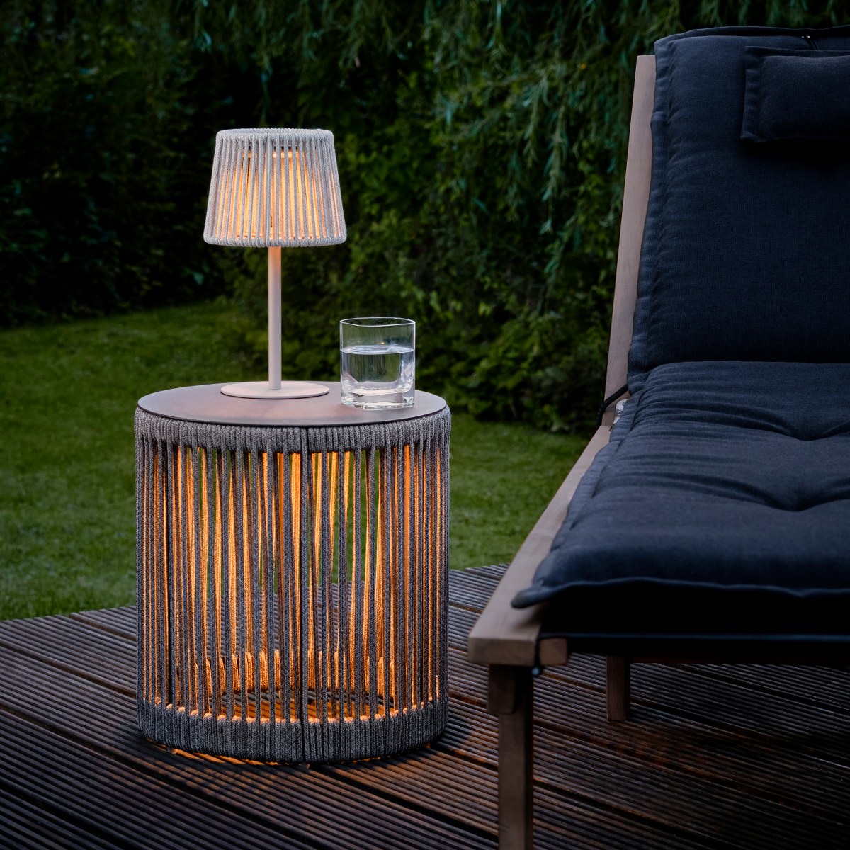 Philippi Lumen Solar Table Lamp with Rope Shade – Mocca – image 5