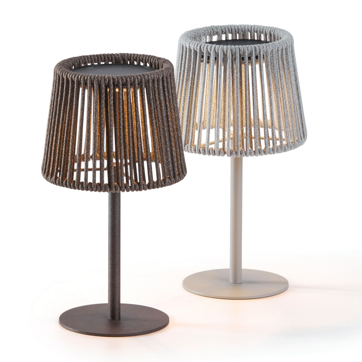 Philippi Lumen Solar Table Lamp with Rope Shade – Beige – image 2