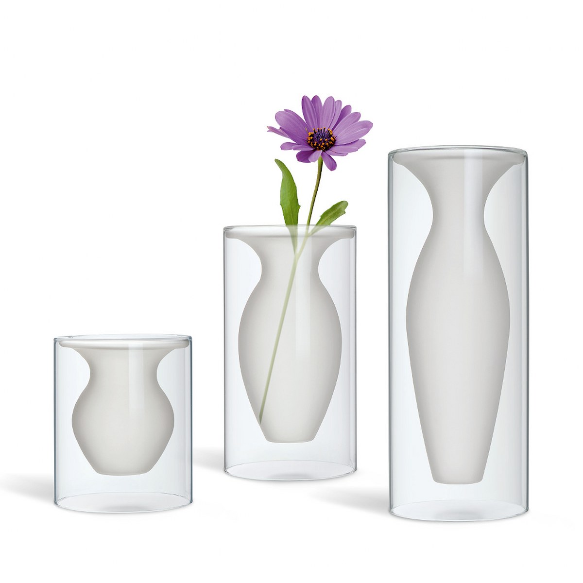 Philippi Esmeralda Mouth-Blown Glass Tube Vase – Extra Small – image 3