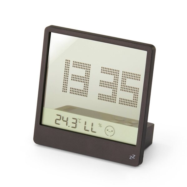 Philippi Time Alarm Clock with Thermometer & Hygrometer