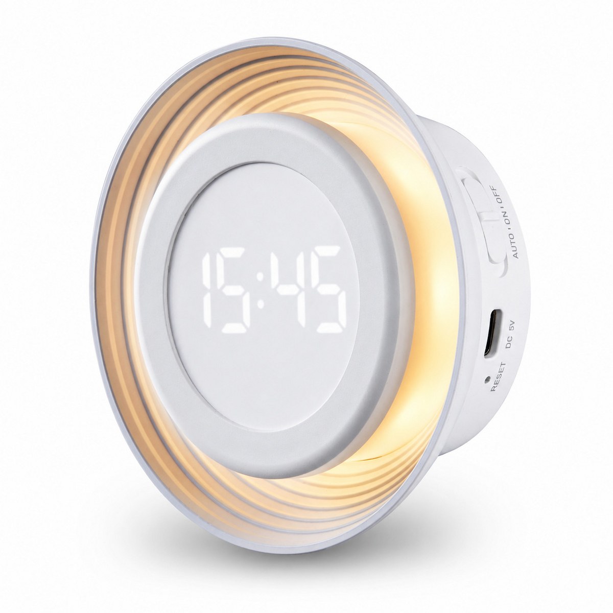 Philippi Moonlight Motion-Sensor Night Light with Clock – image 2
