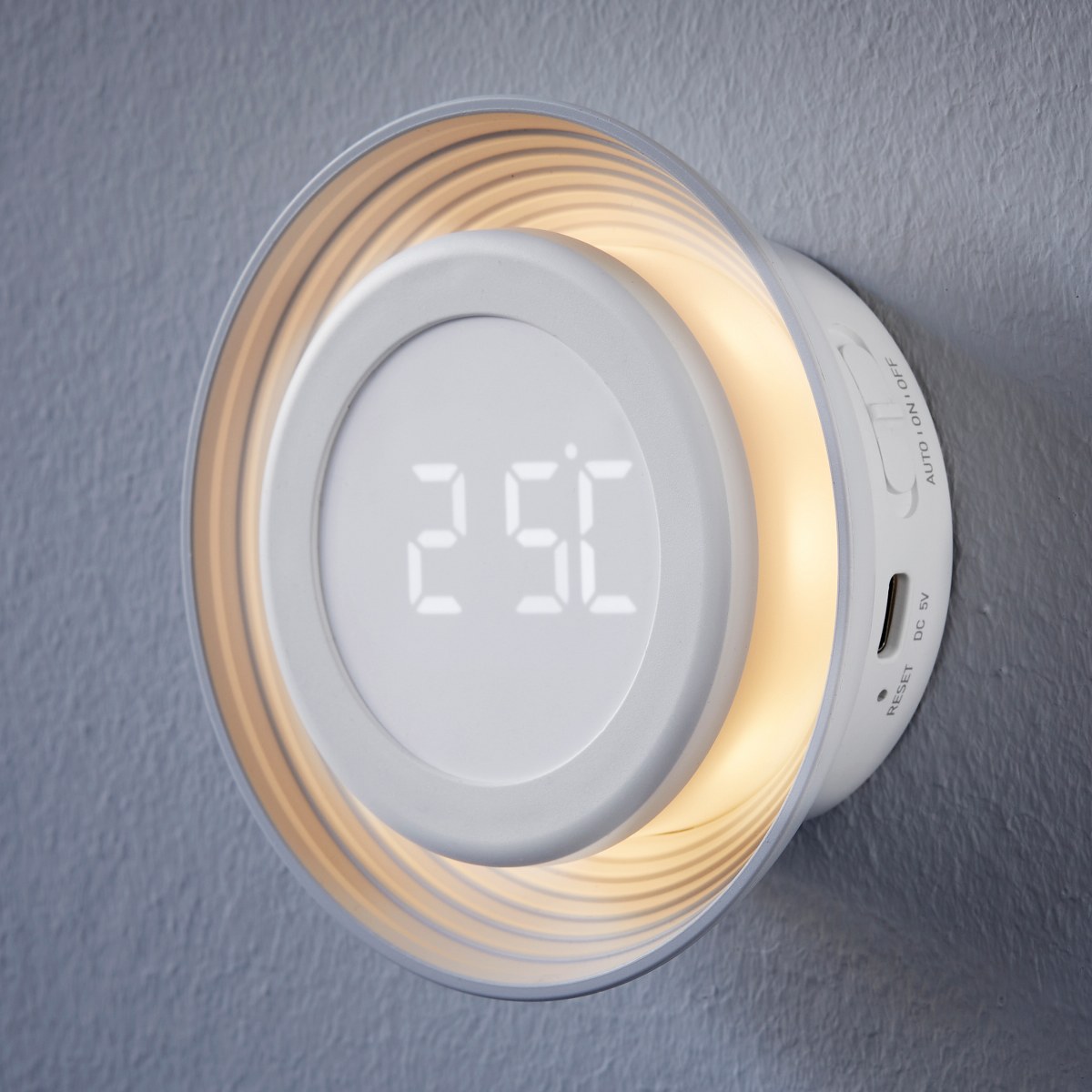 Philippi Moonlight Motion-Sensor Night Light with Clock – image 5