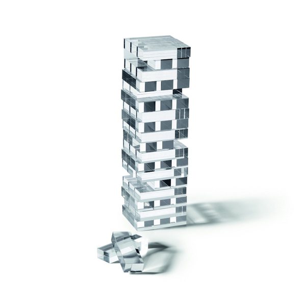 Philippi Yap Crystal-Clear Acrylic Tumbling Tower Game