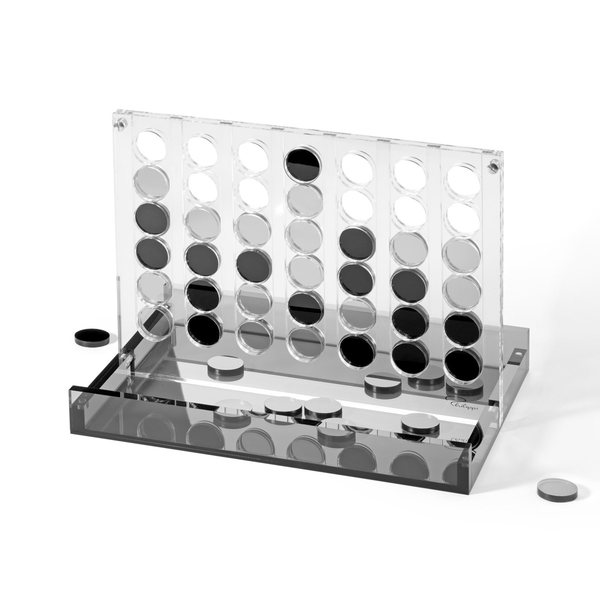Philippi Yap Clear Acrylic Four-in-a-Row Game