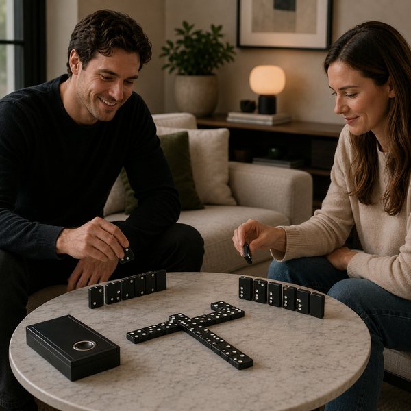 Philippi Code Domino Set in Magnetic Wooden Box