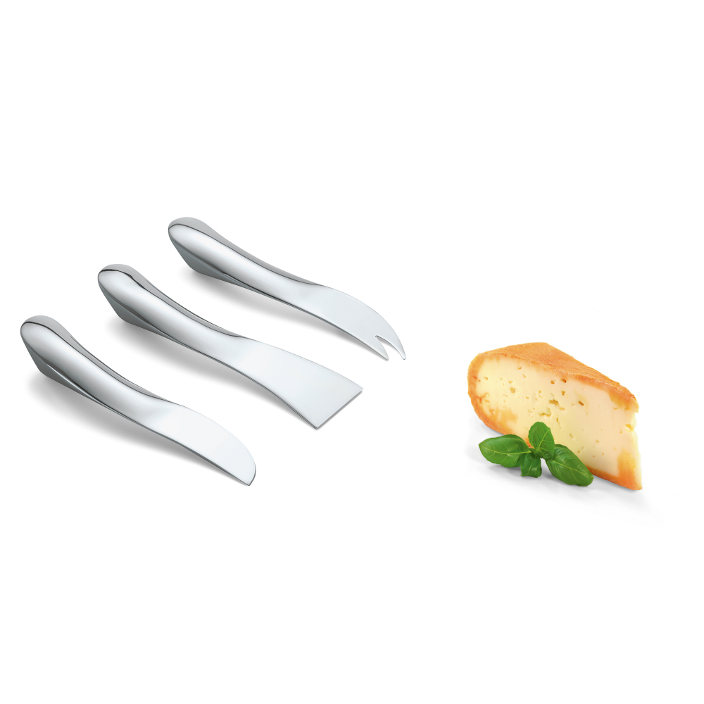 Philippi Wave Cheese Knife Set, 3 Pieces – Stainless Steel – image 4