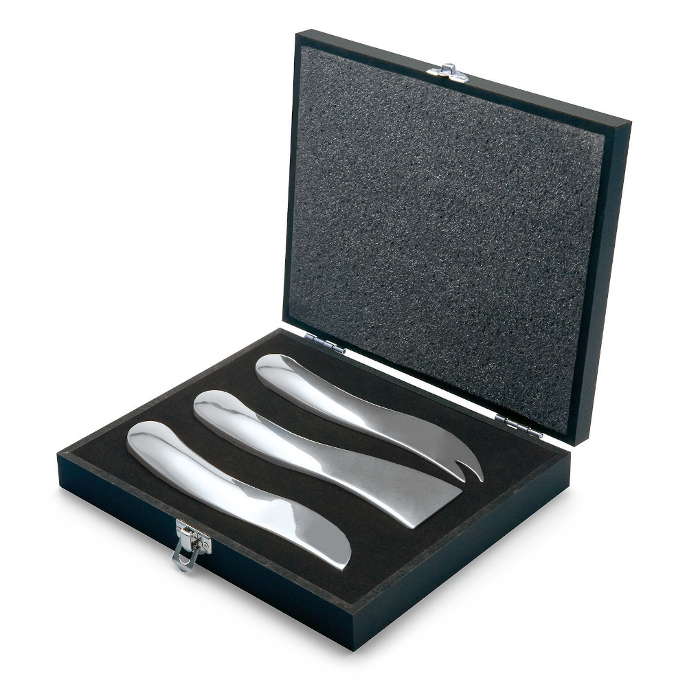 Philippi Wave Cheese Knife Set, 3 Pieces – Stainless Steel – image 2