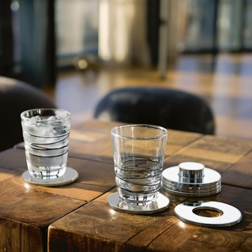 Philippi Rings Nickel Drink Coasters, Set of 7 – image 2