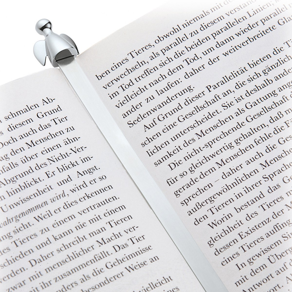 Philippi Angelo Guardian Angel Bookmark – Polished Nickel – image 3